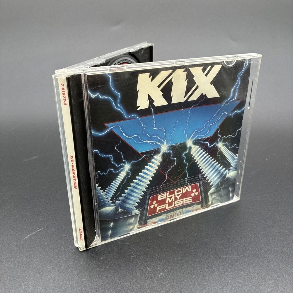 Kix Blow My Fuse CD 1988 Atlantic Records Glam Hair Metal Hard Rock